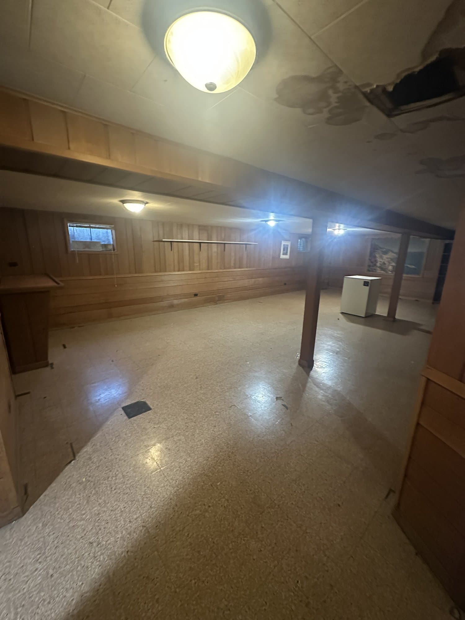 Same basement, fully cleared and swept clean